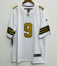 Drew Brees New Orleans Saints Official NFL Nike Jersey white gold numbers