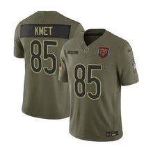 Cole Kmet Chicago Bears Official NFL Nike Salute to Service Jersey