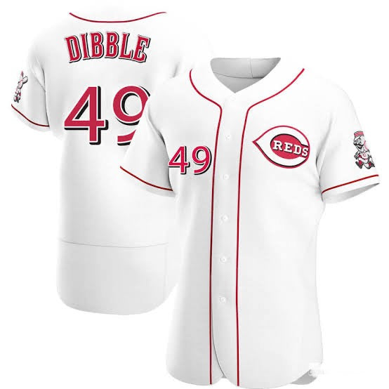 Rob Dibble Cincinnati Reds Official MLB Mitchell & Ness Jersey