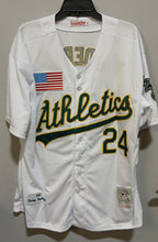 Rickey Henderson 1990 Oakland A’s Athletics Official MLB Mitchell & Ness Jersey