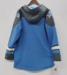 Detroit Lions Official NFL Hockey style  hoodie