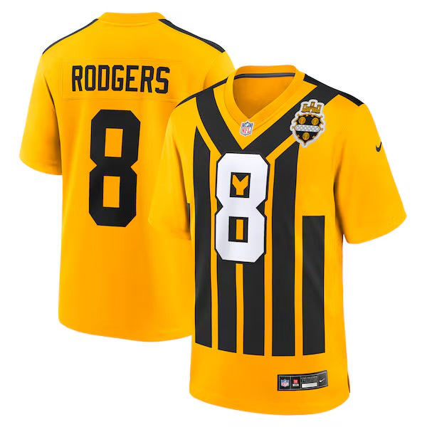 Aaron Rodgers Youth Kids Pittsburgh Steelers Official NFL Nike Alternate Jersey