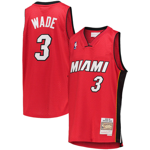 Dwyane Wade Miami Heat Official NBA Mitchell & Ness Jersey