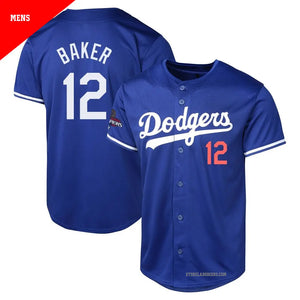 Dusty Baker Los Angeles Dodgers Official MLB Nike Jersey