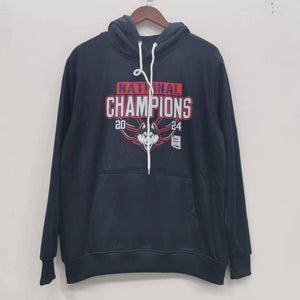 UCONN University of Connecticut 2024 Championship hoodie blue