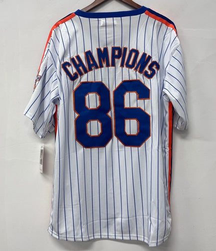 1986 New York Mets World Series Champions Jersey Mitchell & Ness