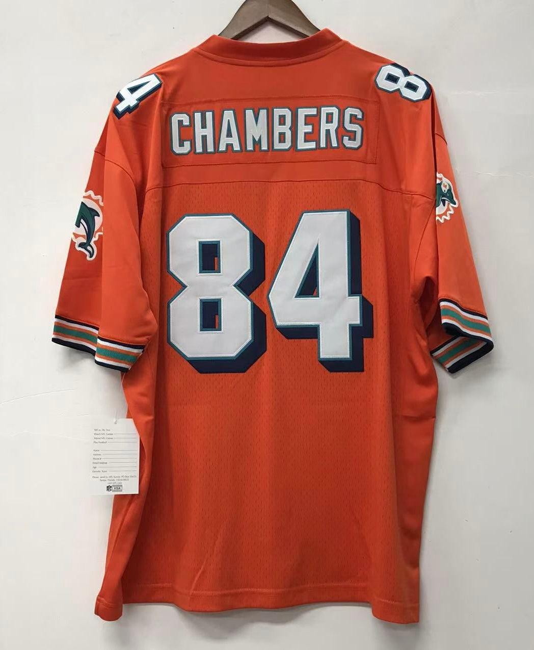 Chris Chambers Miami Dolphins Official NFL Mitchell & Ness Jersey