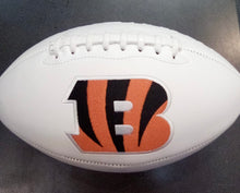 Cincinnati Bengals Full Size logo Autograph Signature Football