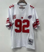 Michael Strahan New York Giants Jersey white Super Bowl patch