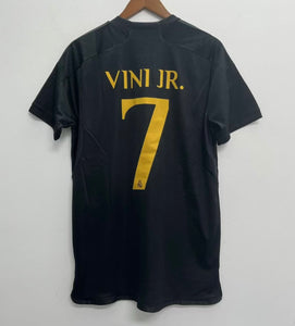 Vini Jr. Real Madrid 3rd alternate Soccer Futbol Jersey YOUTH KIDS sizes
