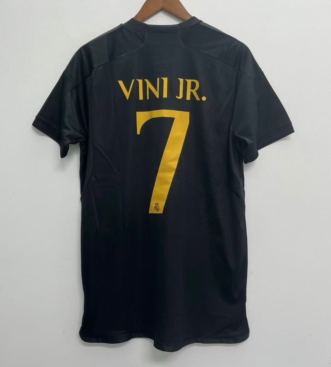 Vini Jr. Real Madrid 3rd alternate Soccer Futbol Jersey YOUTH KIDS sizes
