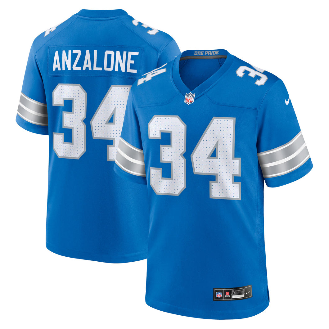 Alex Anzalone YOUTH KIDS Detroit Lions Official NFL Nike Jersey