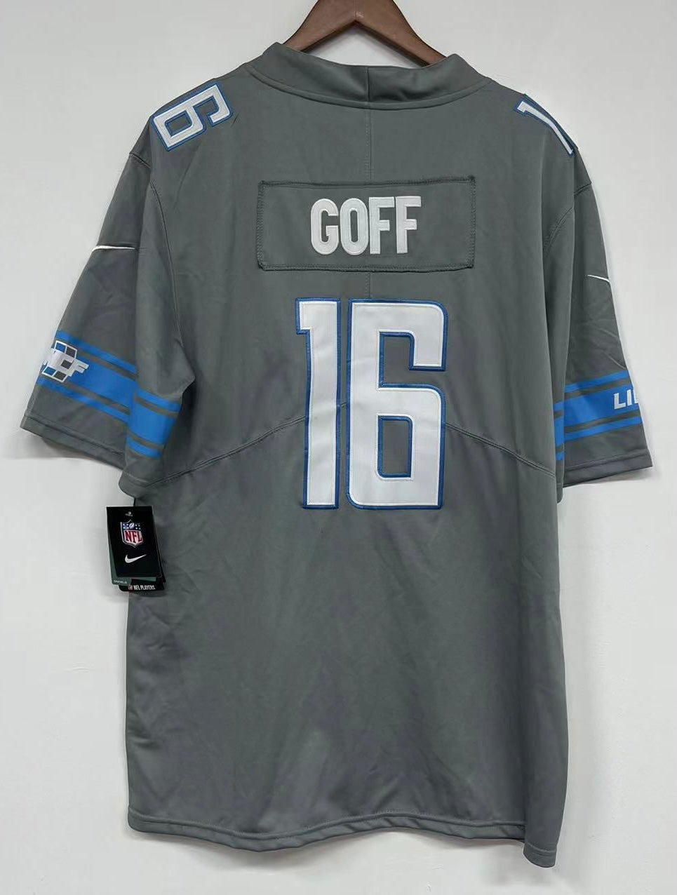 Detroit Lions No16 Jared Goff Gray Women's Stitched Limited Inverted Legend Jersey