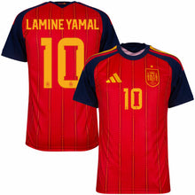 Lamine Yamal #10 Spain National Team adidas Home Authentic Jersey