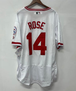 Pete Rose Cincinnati Reds Jersey Mitchell & Ness white