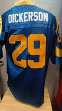 Eric Dickerson Rams autographed jersey COA photo signing