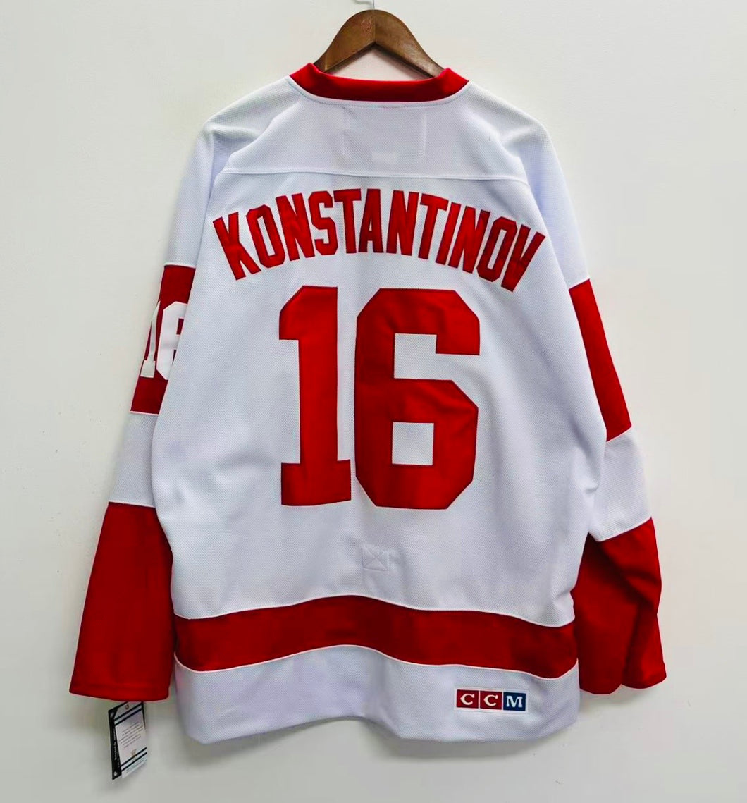 Vladimir Konstantinov Detroit Red Wings Official NHL Jersey CCM White