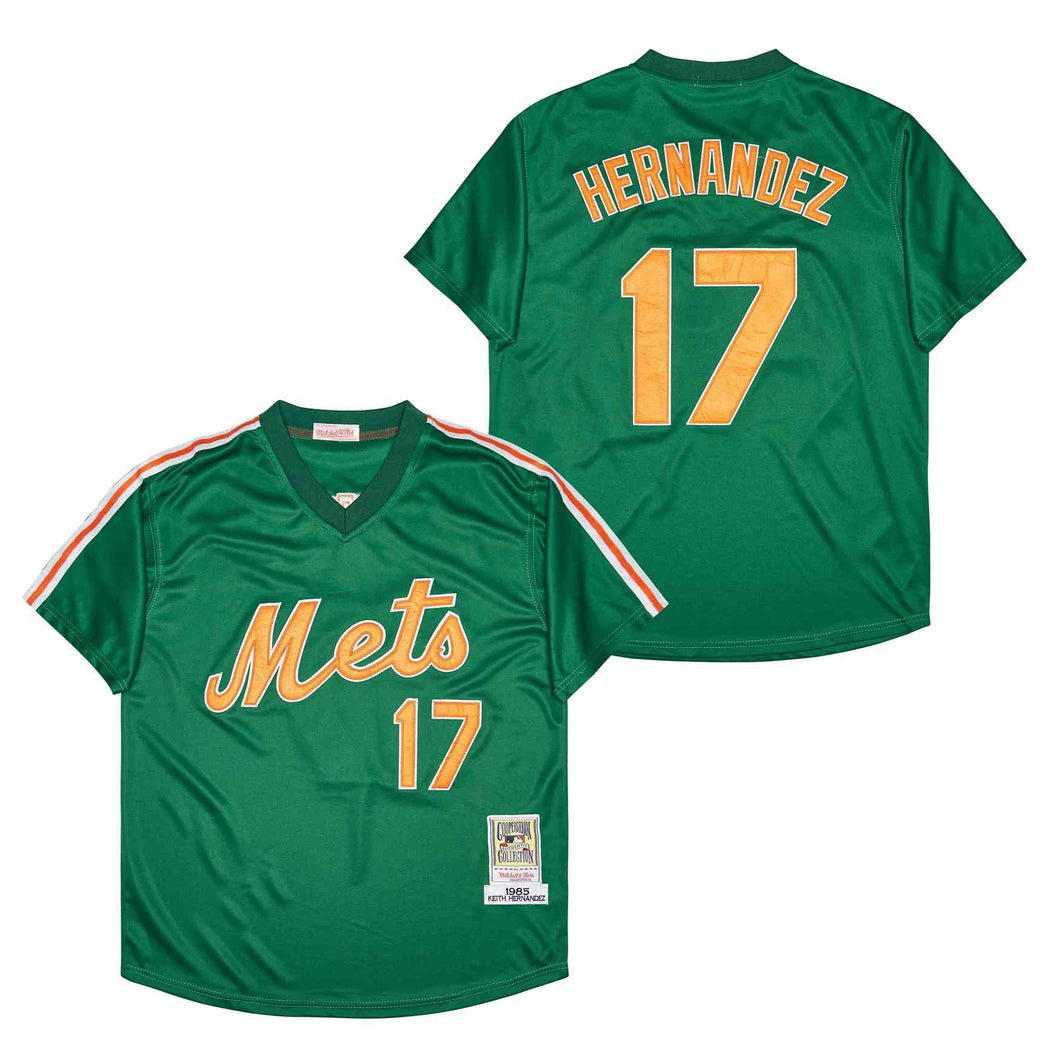 Keith Hernandez New York Mets Jersey Mitchell & Ness St. Patrick’s Day green