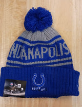 Indianapolis Colts NFL New Era winter knit Hat with Pom Pom