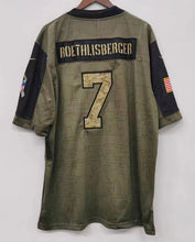 Ben Roethlisberger Pittsburgh Steelers military salute to service Jersey