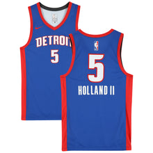 Ronald Holland II Detroit Pistons Official NBA Nike Jersey blue