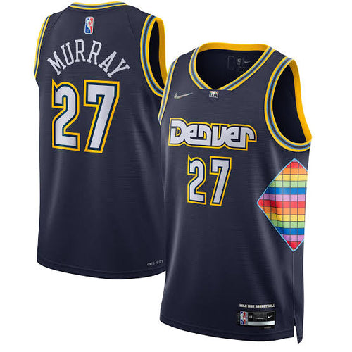 Jamal Murray Denver Nuggets Official NBA Nike Jersey Navy blue