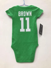 Philadelphia Eagles A.J. Brown baby onesie creeper snap suit b/t  Kelly Green