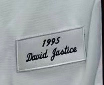 David Justice 1995 Atlanta Braves Mitchell & Ness Jersey