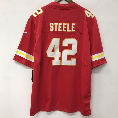 Carson Steele Kansas City Chiefs official NFL Nike Jersey