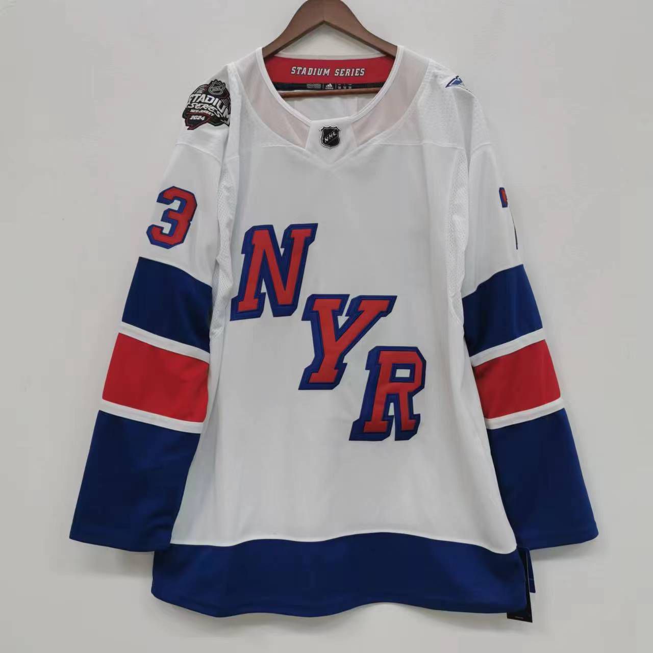 Matt Rempe New York Rangers Official NHL Adidas 2024 Winter