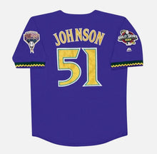 Randy Johnson Arizona Diamondbacks 2001 World Series Official MLB Jersey Purple