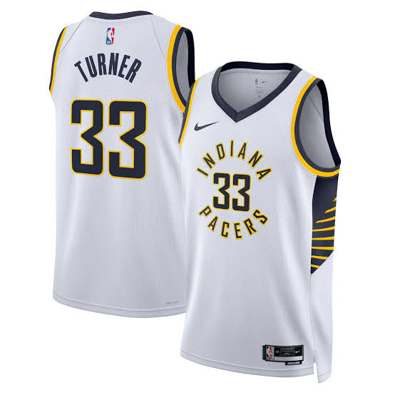 Myles Turner Indiana Pacers Official NBA Nike Jersey White