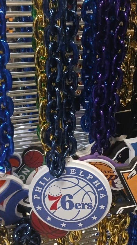 Philadelphia 76ers 3D foam NBA licensed Fan Chain