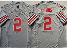 Caleb Downs Ohio State Buckeyes YOUTH KIDS Official NCAA Nike Jersey Gray