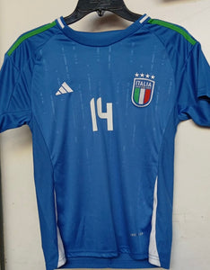 FEDERICO CHIESA ITALY 24/25 AUTHENTIC HOME JERSEY BY ADIDAS Soccer Futbol Jersey YOUTH sizes