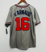 Travis d’Arnaud Atlanta Braves  Official MLB Nike Jersey gray