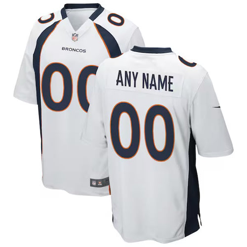Denver Broncos Any Name & Number customized YOUTH KIDS Official NFL Jersey white