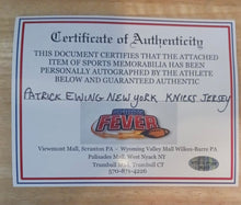 Patrick Ewing New York Knicks autographed jersey COA Photo signing