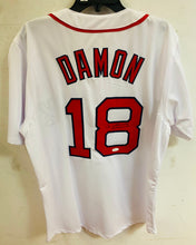 Johnny Damon autographed Boston Red Sox jersey JSA Witnessed COA