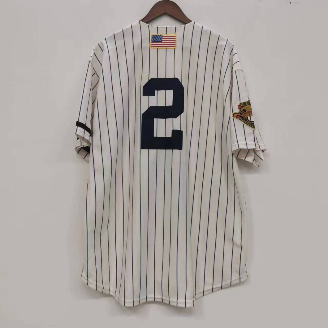 Derek Jeter New York Yankees Jersey white no name Mitchell & Ness