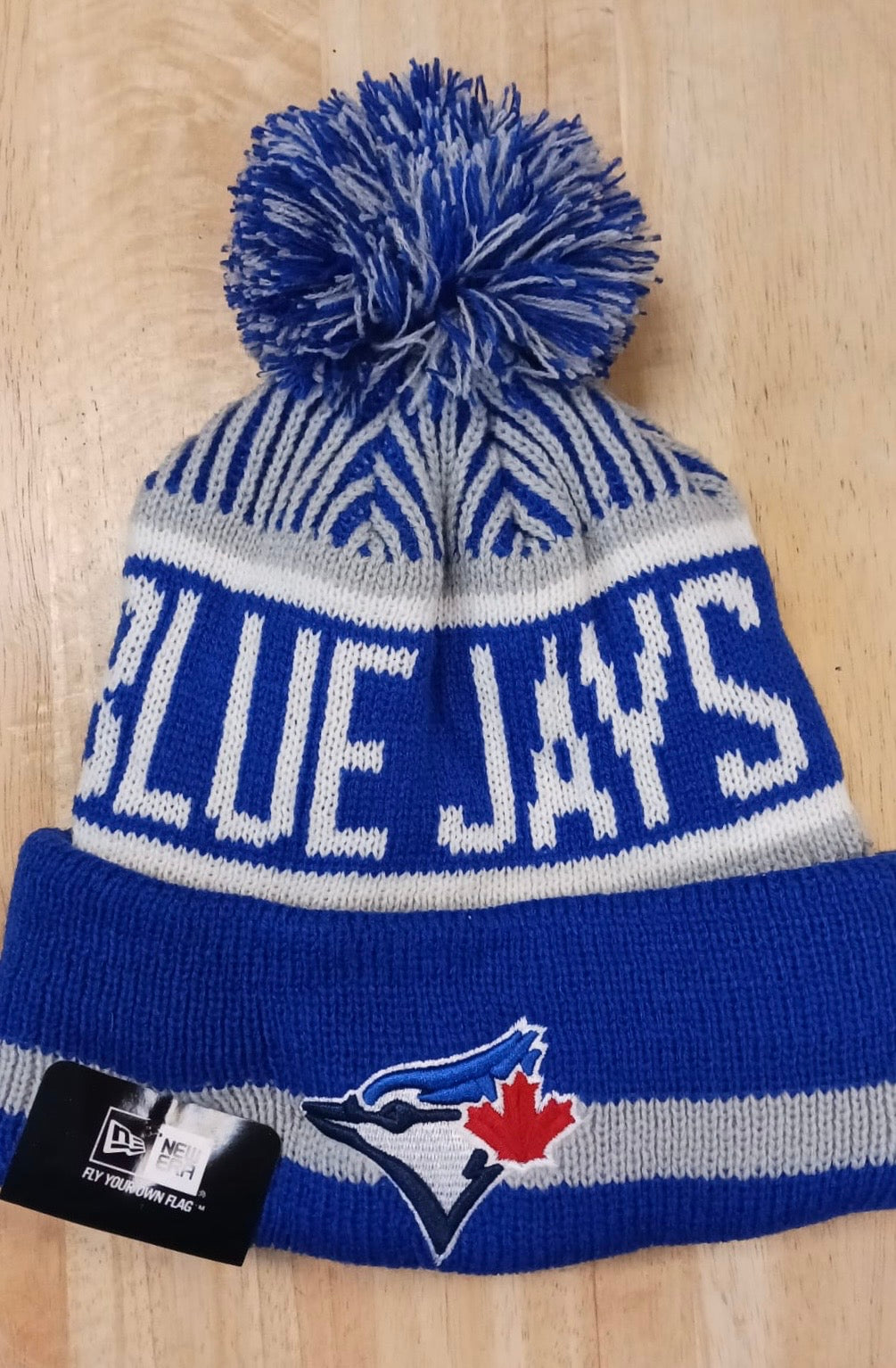 Toronto Blue Jays MLB New Era winter knit Hat with Pom Pom