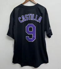 Vinny Castilla Colorado Rockies Official MLB Majestic Jersey Black