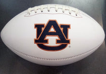 Auburn Tigers Full Size logo Autograph Signature Football