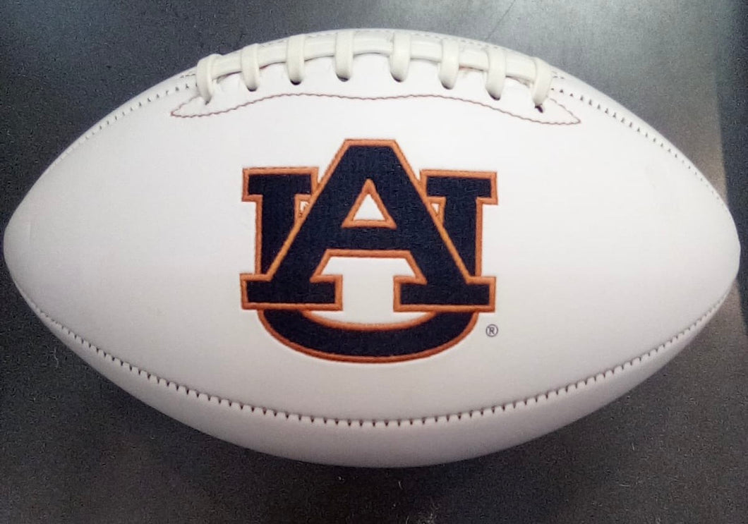 Auburn Tigers Full Size logo Autograph Signature Football – Classic ...