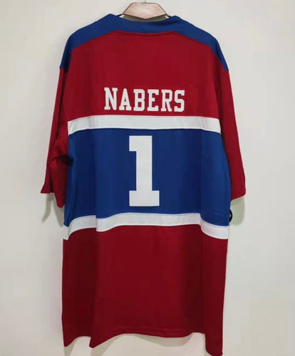 Malik Nabers New York Giants Jersey Century Red Classic Authentics