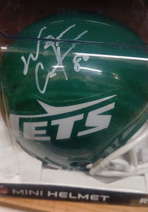Wayne Chrebet New York Jets Autographed Mini Helmet with JSA COA