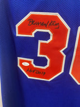 Bernard King New York Knicks autographed jersey JSA Witnessed COA