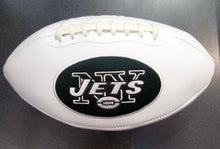 New York Jets Full Size logo Autograph Signature Football