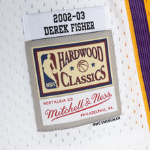 Derek Fisher 2002-03 Los Angeles  Lakers Official NBA Mitchell & Ness Jersey white