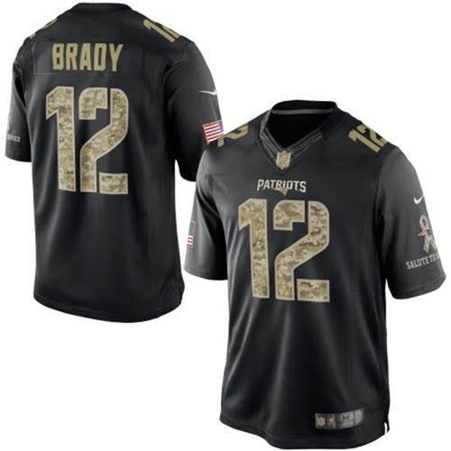 Tom Brady New England Patriots YOUTH KIDS Official Nike Salute To Service Jersey